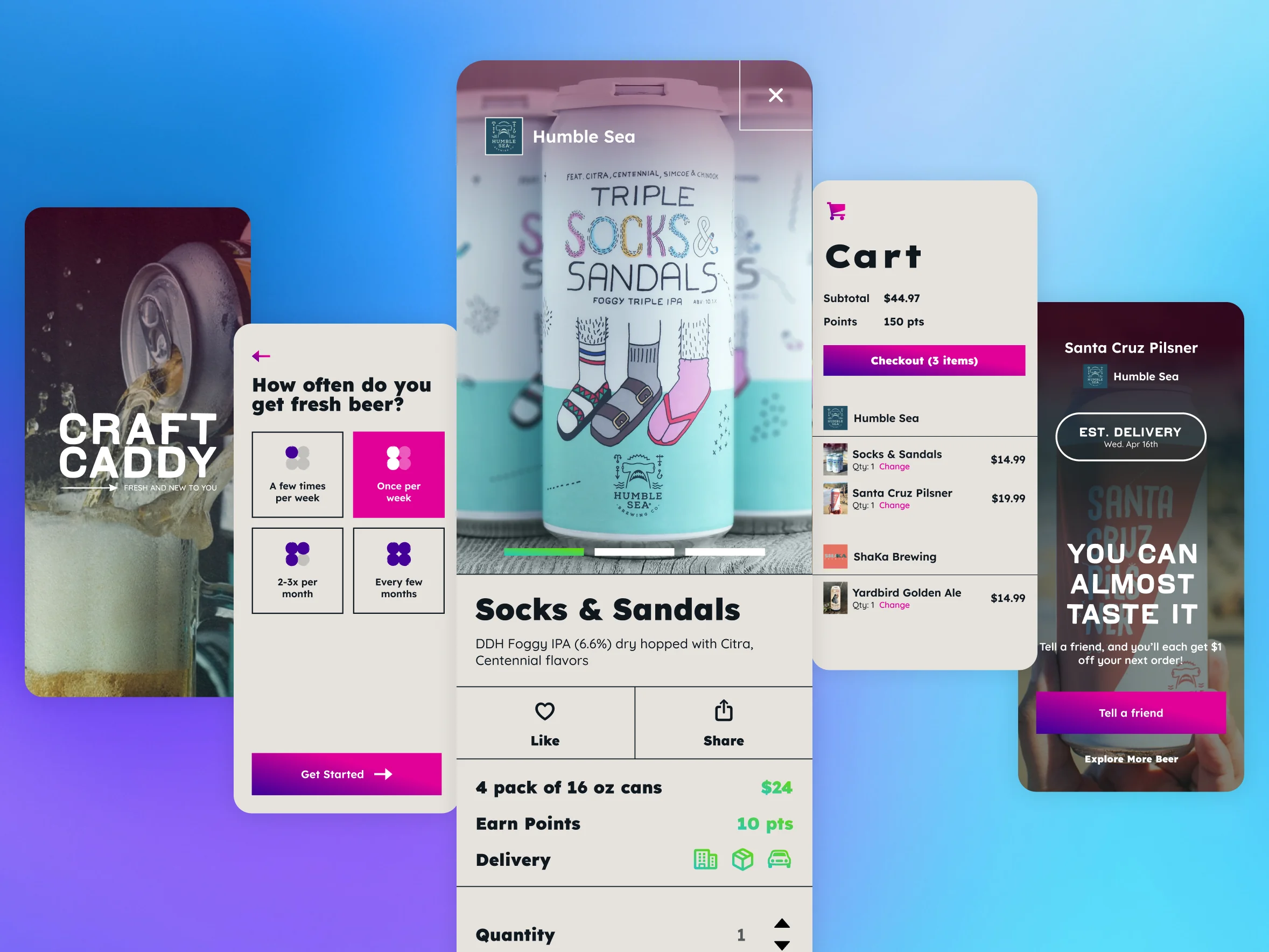 Craft beer at your door with Craft Caddy