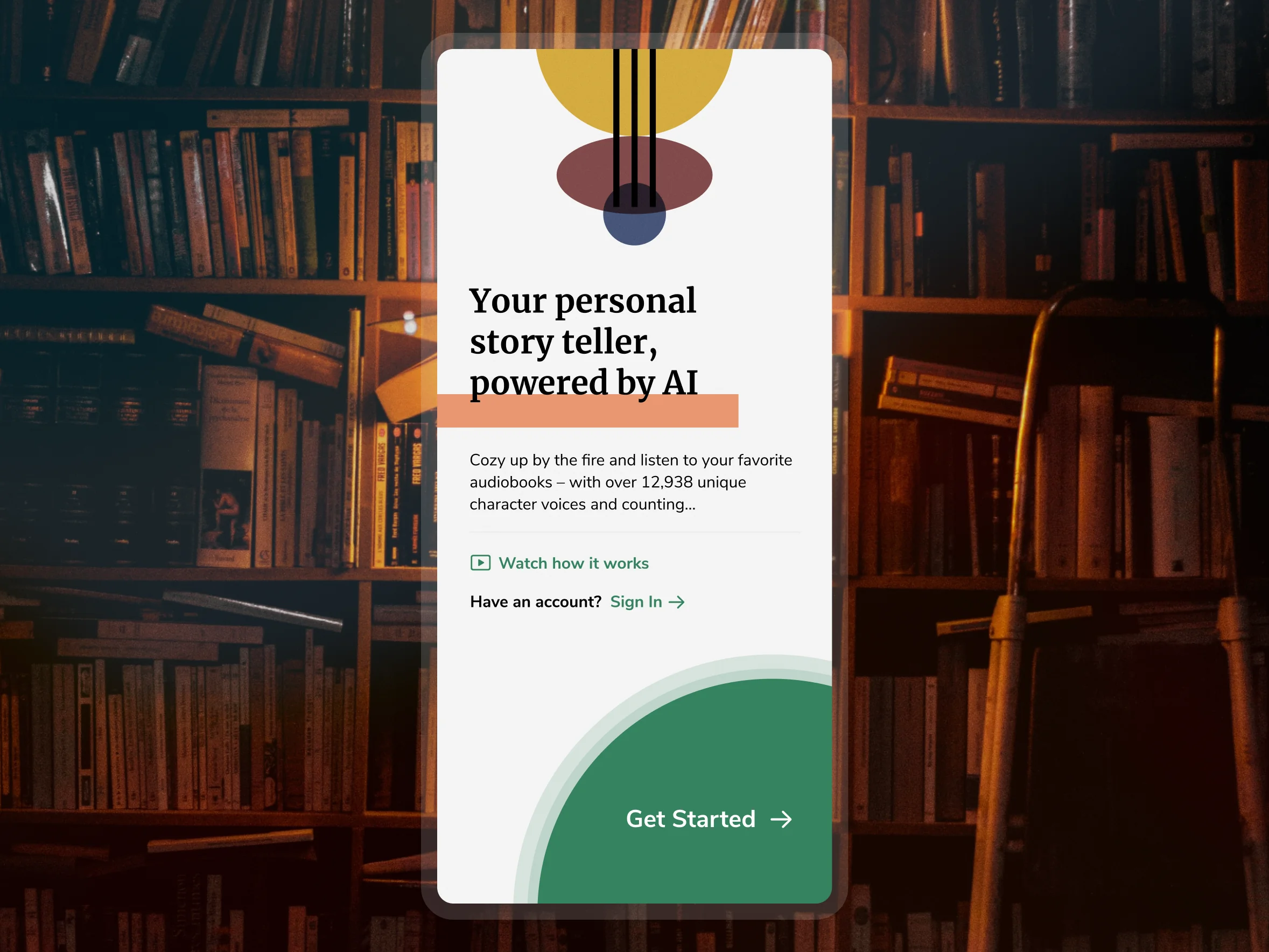 AI storyteller app