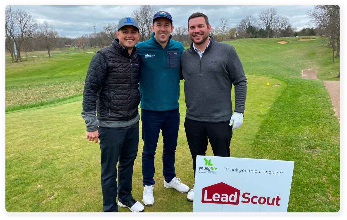 Lead Scout cofounders Joe, Matt, and Chris